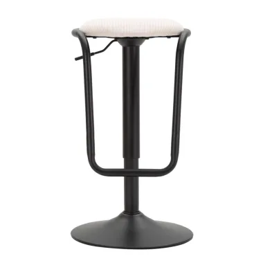 Hoker Barowy DESTINY Biały Ø 41x61-83 cm